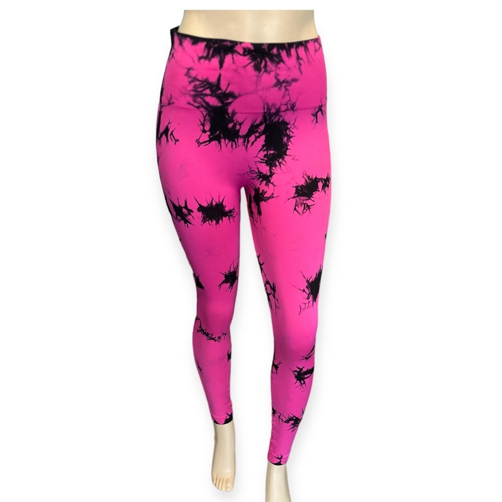 💖 MFF Bundle of Two Tie Dye Wideband High Waist Leggings 💖